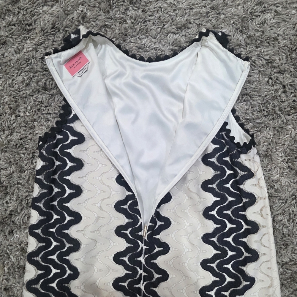 Kate Spade Sand Dune Lace Shift Dress Size 12 - Picture 5 of 10